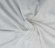 French Terry Slub Cotton Blend White