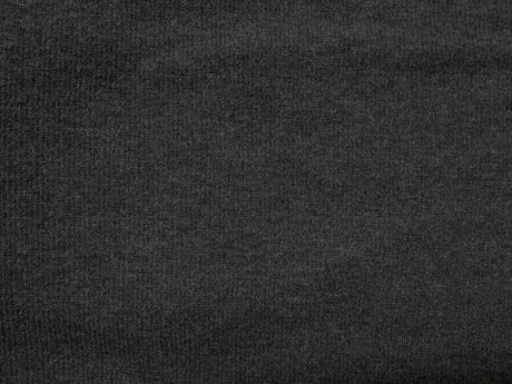 Bamboo Viscose 2x1 Rib Heather Charcoal