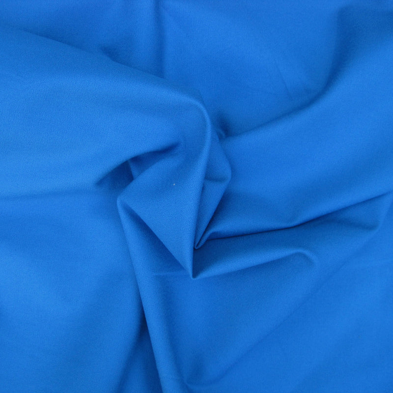Cotton Twill Spandex Turquoise Fabric