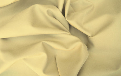 Cotton Twill Spandex Light Yellow Fabric