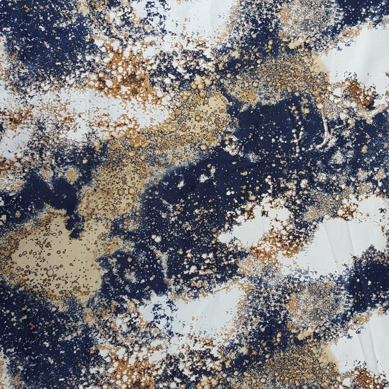 Cotton Twill Spandex Galaxy Space Print