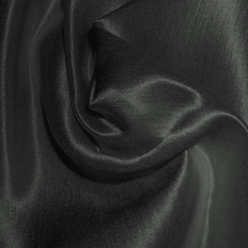 Silk Hemp Satin Black