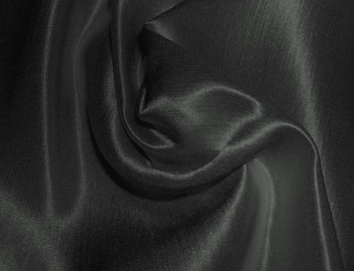 Silk Hemp Satin Black