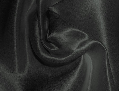Silk Hemp Satin Black