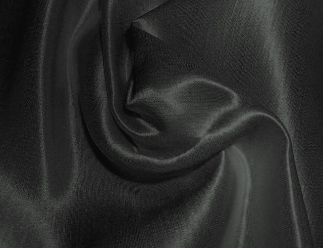 Silk Hemp Satin Black