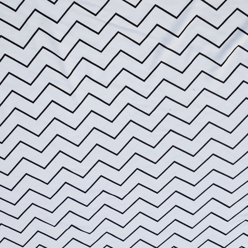 Rayon Spandex Chevron Print