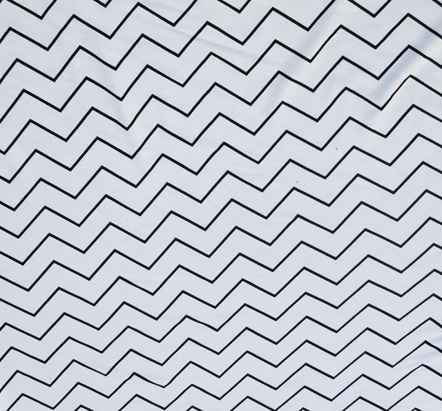 Rayon Spandex Chevron Print