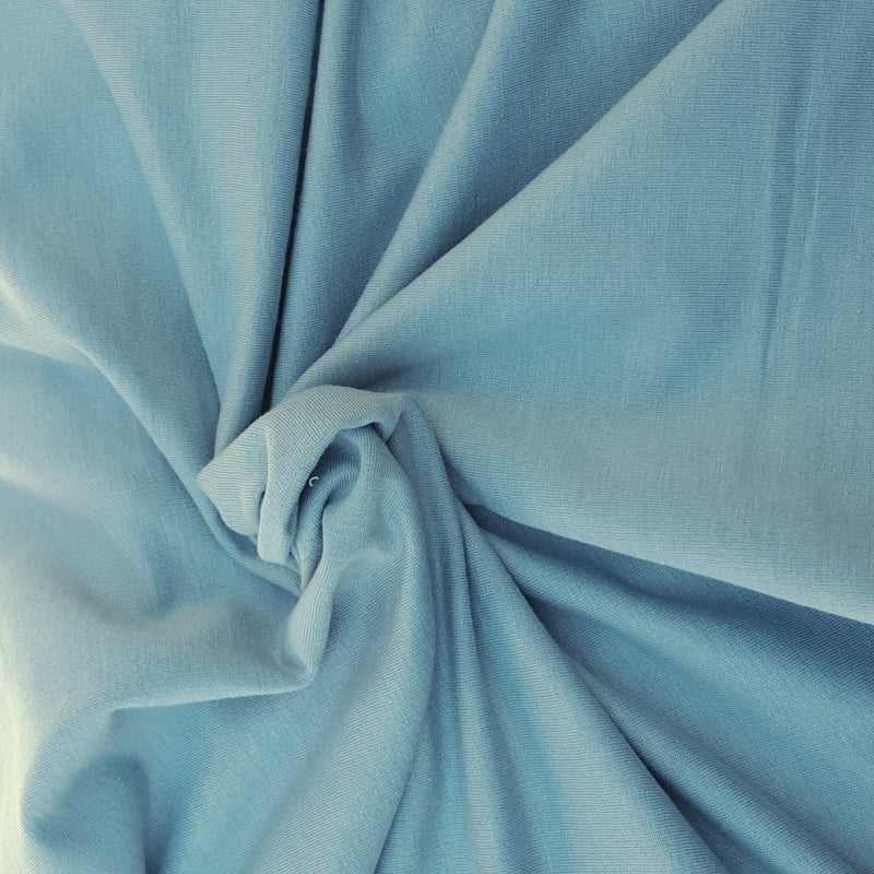 Sherpa Stretchy Fleece Knit Sky Blue