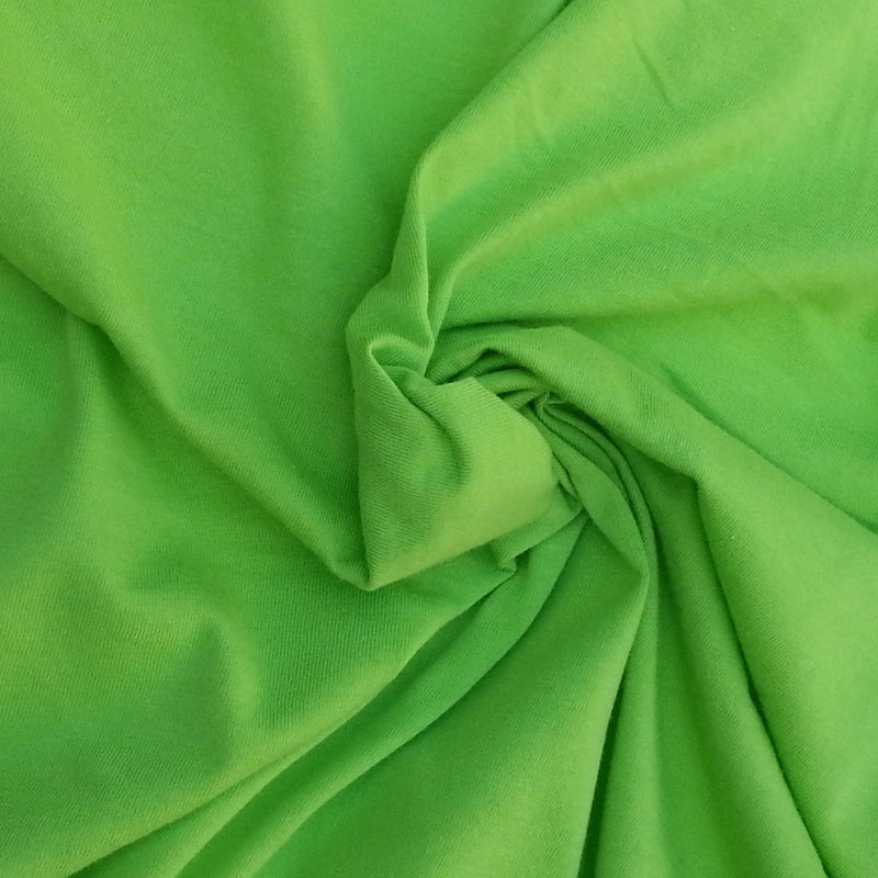 Organic Cotton Blend Jersey Lime Green