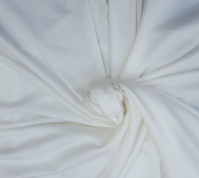 Cotton Tencel Spandex Jersey Off White