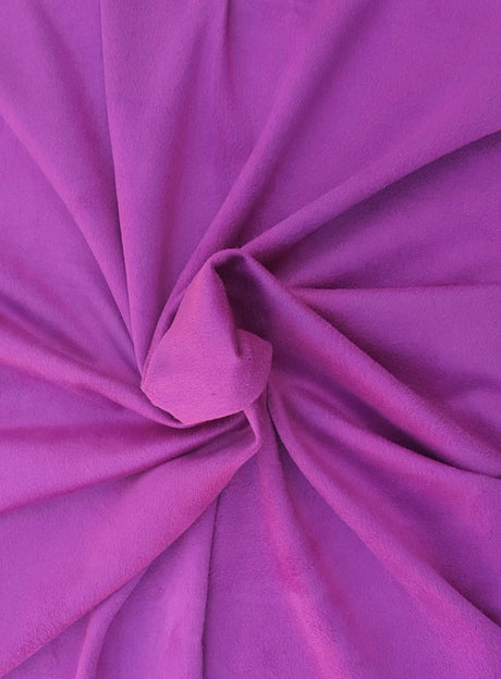 Micro Faux Suede Spandex Magenta