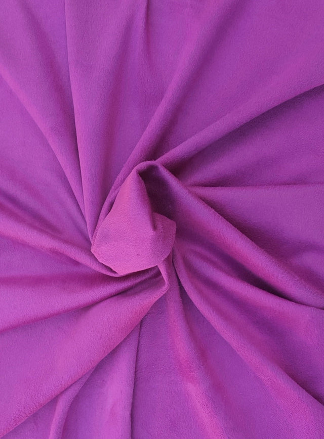 Micro Faux Suede Spandex Magenta