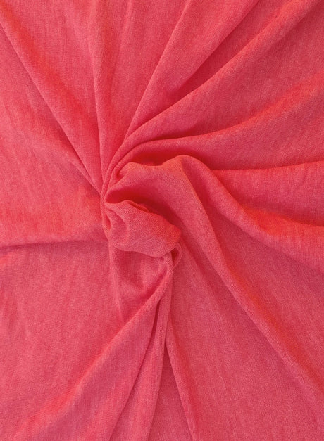 Sweater Knit Coral Cashmere-Like