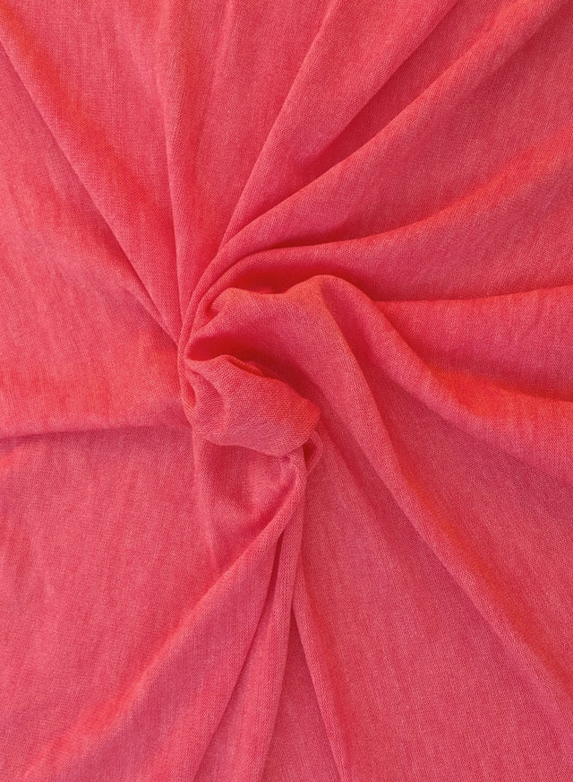 Sweater Knit Coral Cashmere-Like