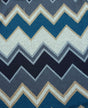 Sweater Knit Chevron Turquoise Navy Gray