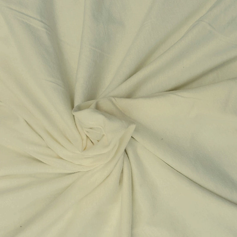 1 Yard Light Yellow Cotton Jersey Knit Soft Durable Fabric 60 inch Width