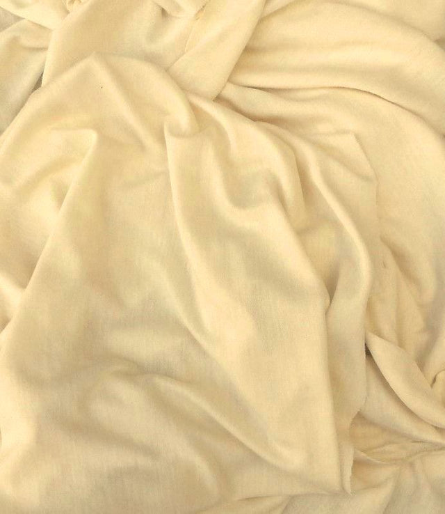 Cotton Blend Jersey Knit Natural
