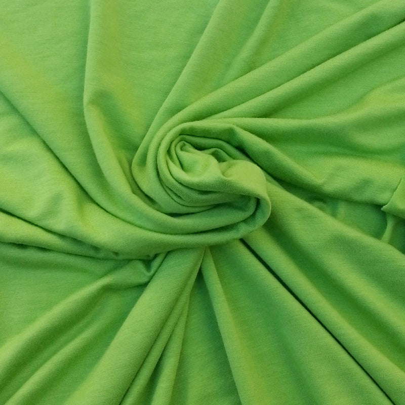 1 Yard Lemon Grass Modal Spandex Jersey Knit Fabric 60 Inches Wide