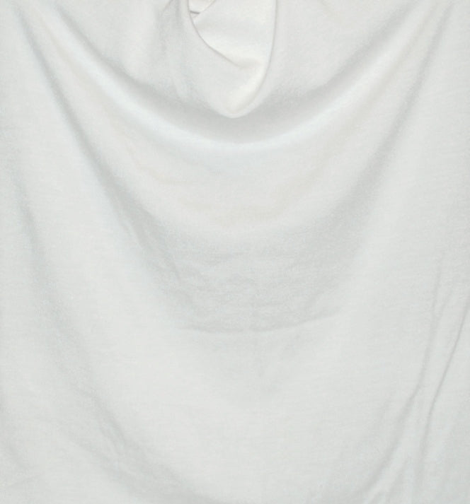 1 Yard Pure White Rayon Spandex Jersey Soft Stretch Knit Fabric 60 inch Width