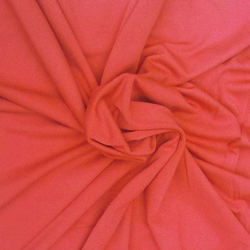 Modal Rayon Spandex Jersey Salmon