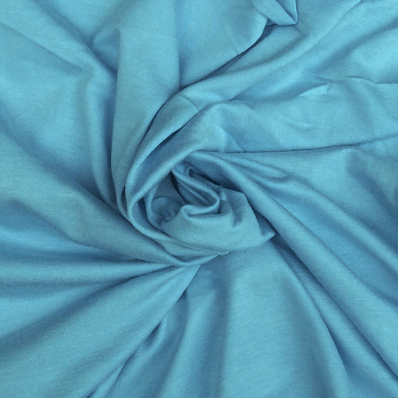 Rayon Spandex Jersey Baja Blue