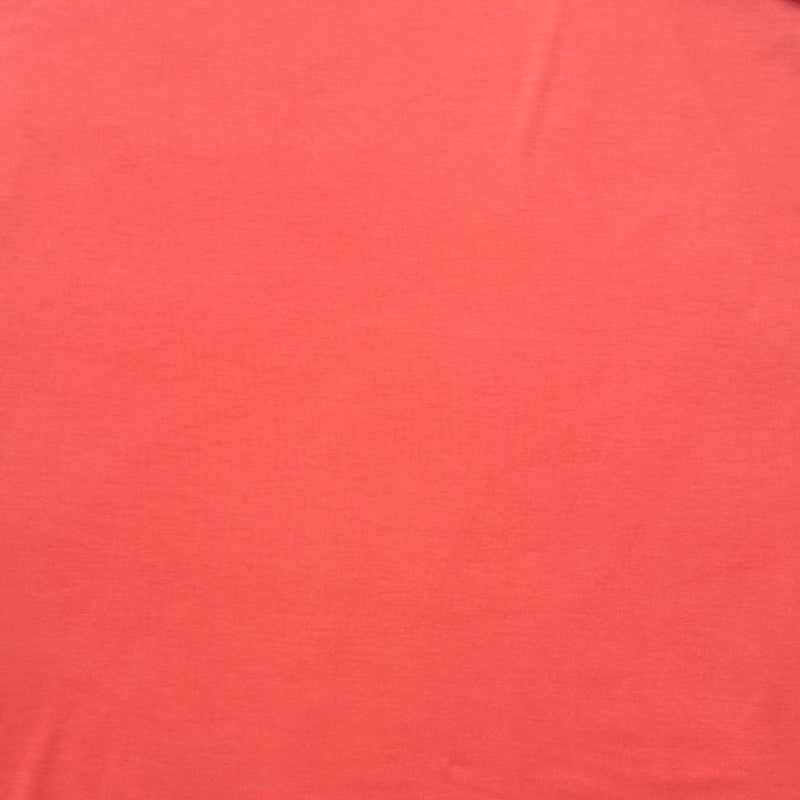 1 Yard Coral Micro Modal Rayon Spandex Jersey Knit Fabric Lightweight Stretch Material