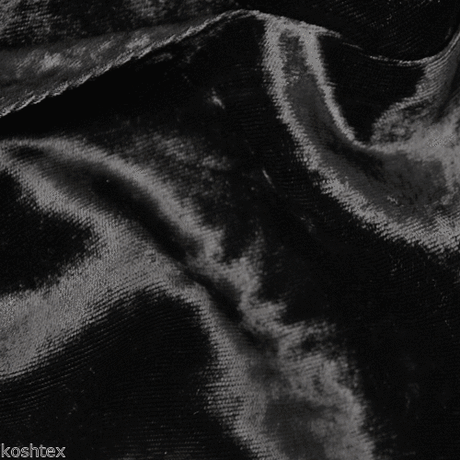 Rayon Velvet Black