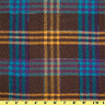 Plaid Wool Blend Woven Fabric