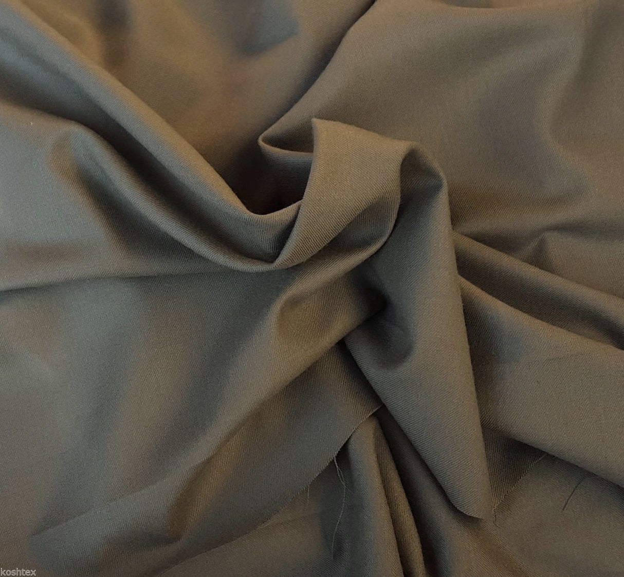 Wool Suiting Fabric Olive