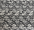 Cotton Lycra Tribal Print Black Off White