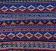 Printed Polyester Spandex Tribal
