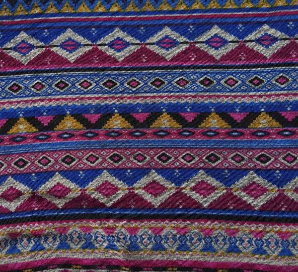 Printed Polyester Spandex Tribal