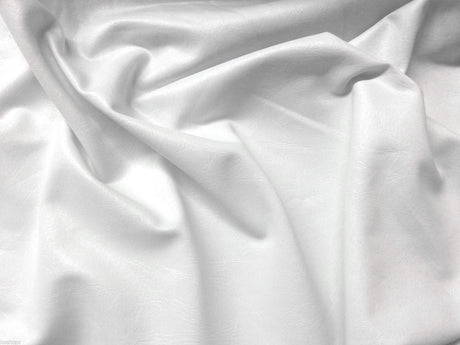 White Pleather Fabric