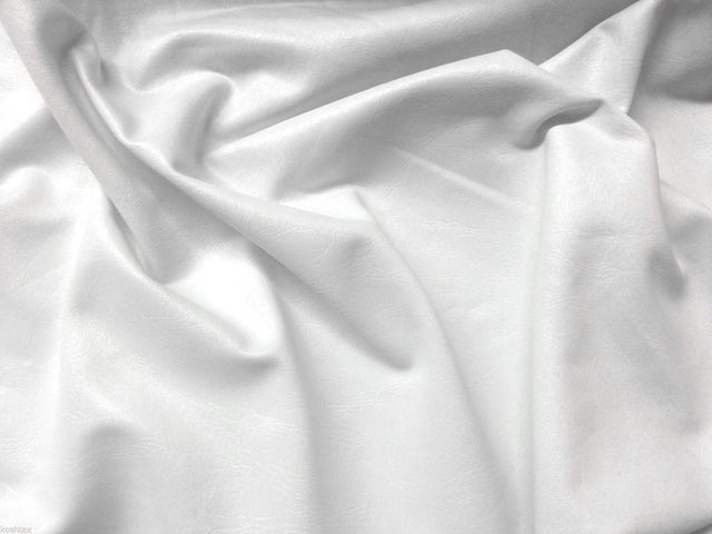 White Pleather Fabric