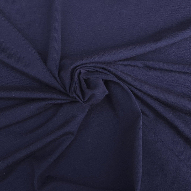 Pima Cotton Modal Spandex Jersey Peacoat
