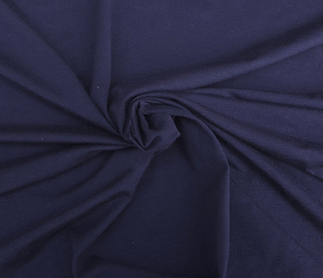 Pima Cotton Modal Spandex Jersey Peacoat