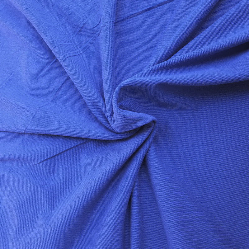 1 Yard Royal Combed Cotton Pique Fabric Soft Durable Breathable Material