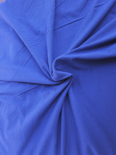 Cotton Pique Royal Blue
