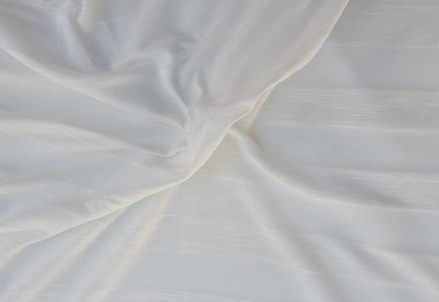 Rayon Blend Stripe Jersey Knit Non Optic White