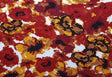 Rayon Spandex Autumn Flower Print Jersey