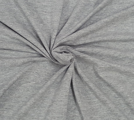Modal Rayon Spandex Jersey Light Heather Gray