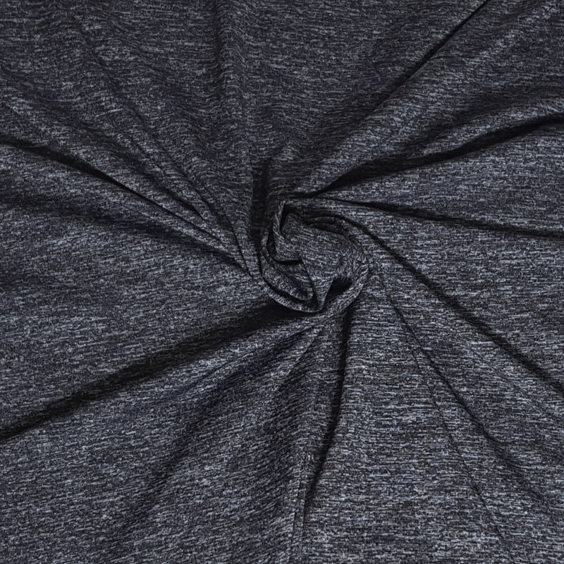 Nylon Spandex Jersey Heather Navy