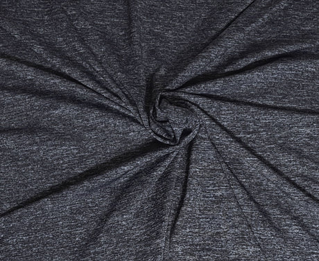 Nylon Spandex Jersey Heather Navy