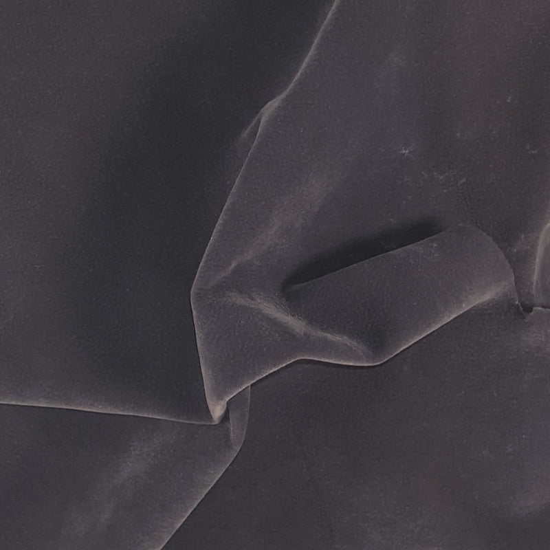 1 Yard Gray Buffalo Skin Vegan Suede Faux Leather Fabric Durable Upholstery Material 54/56 Inch Width