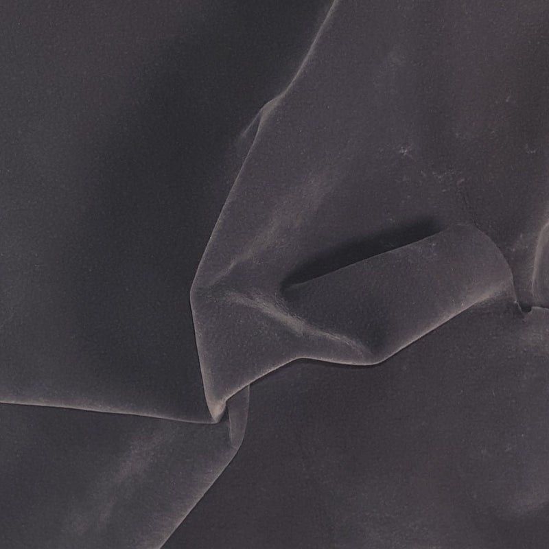 Gray Faux Suede Buffalo Skin