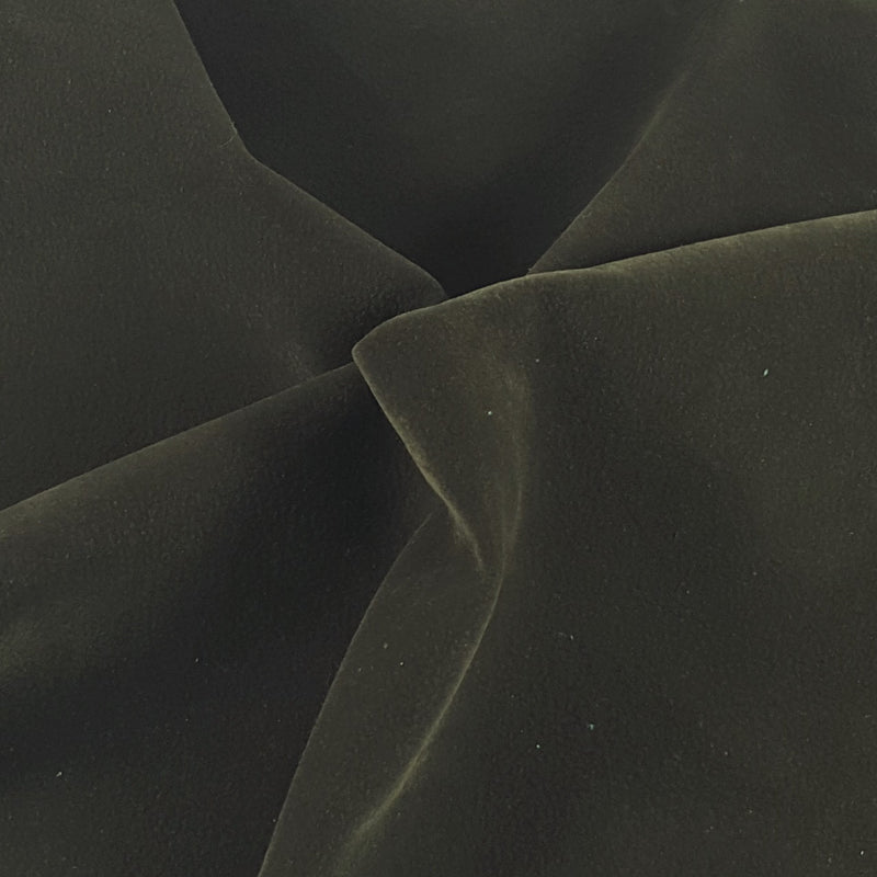 Faux Suede Olive Buffalo Skin