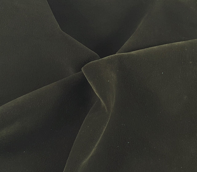 Faux Suede Olive Buffalo Skin