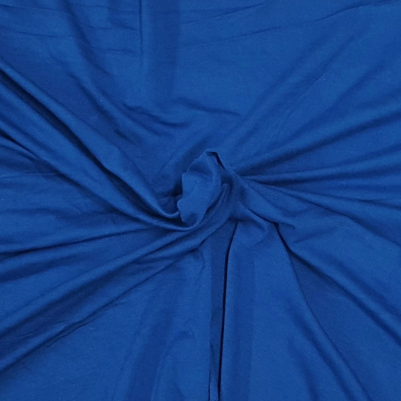 1 Yard Royal Modal Viscose Spandex Jersey Fabric Soft Stretch Knit Material 56” Wide