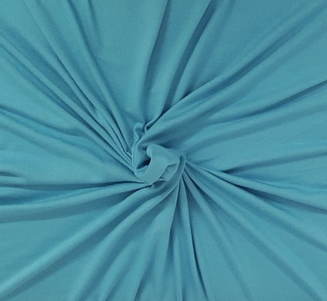 Modal Spandex Jersey Cerulean Blue