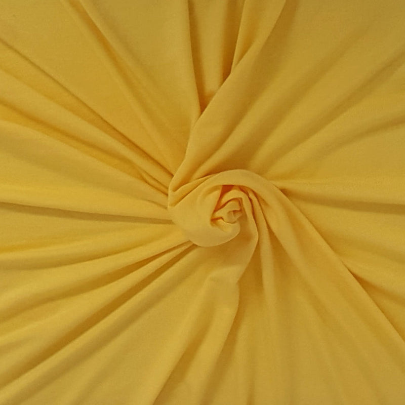 1 Yard Aspen Gold Modal Spandex Jersey Knit Fabric Soft Stretchy Lightweight Apparel Fabric